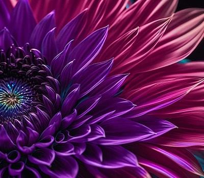 紫色和紅色的花卉圖案